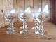 6 krydsslebne glas fra Kastrup. Sælges samlet.
